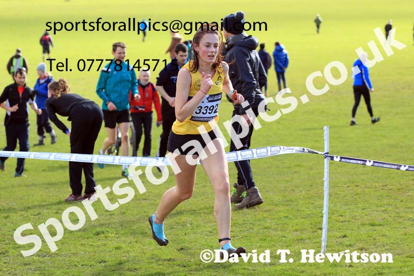 Womens Under-20s 2022 CAU Inter Counties Cross Country, Prestwold Hall, Loughborough.  Photo: David T. Hewitson/Sports for All Pics